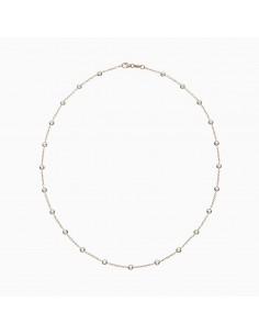 Collana Eternity oro e zirconi 2