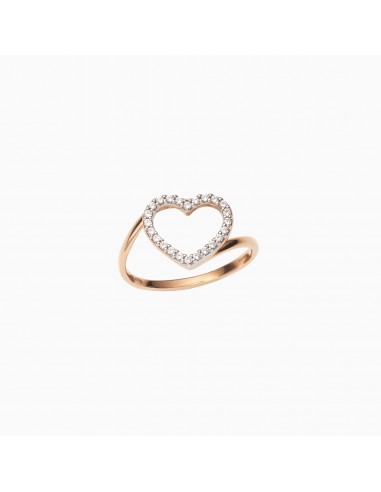 Anello grande MyLove  oro e pavé