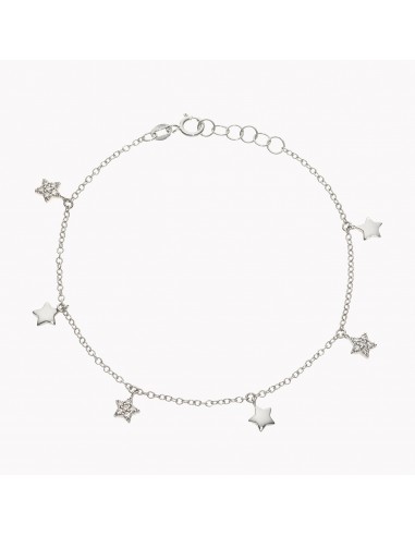 Bracciale MyStar oro e zirconi bianchi