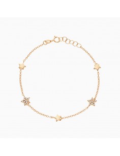 Bracciale Mystar oro e pavé