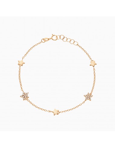 Bracciale Mystar oro e pavé