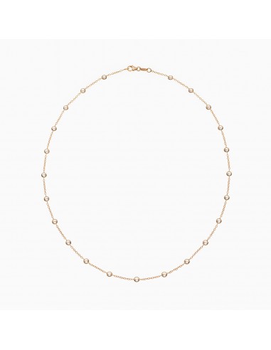 Collana Eternity oro e zirconi
